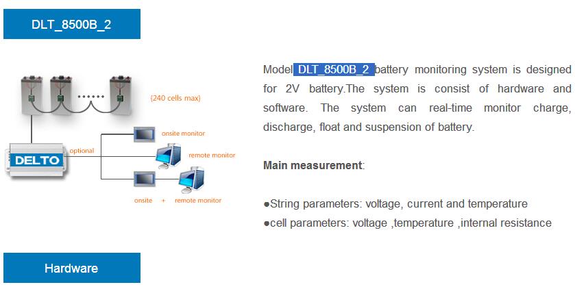 DLT_8500B_2 2 Battery Monitoring System DLT_8500B_2 2 Battery Monitoring System